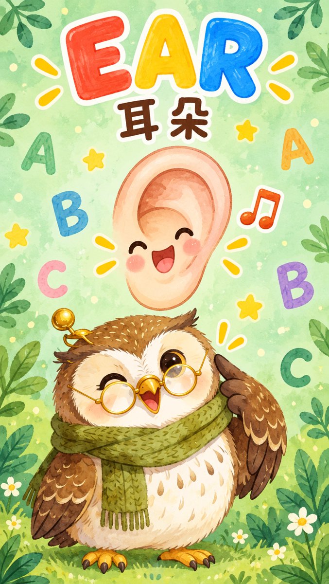 EAR word card