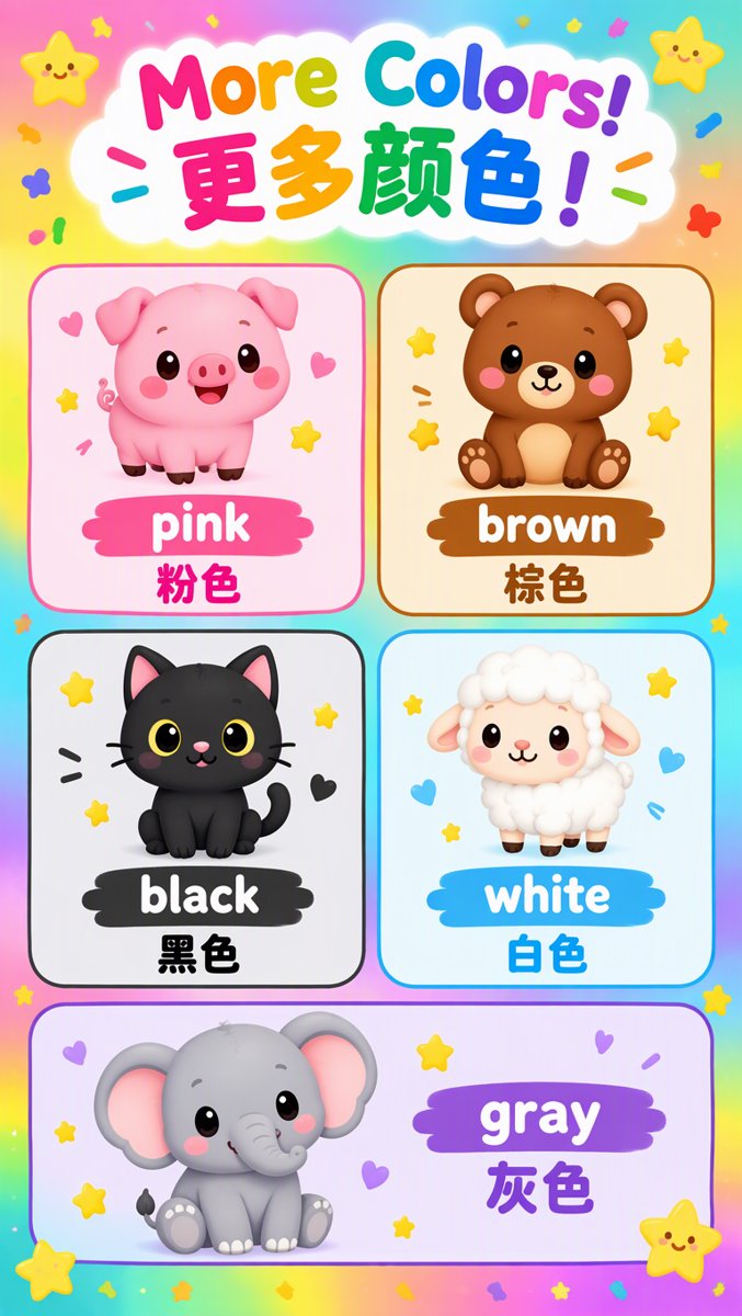 More Colors 更多颜色 grid