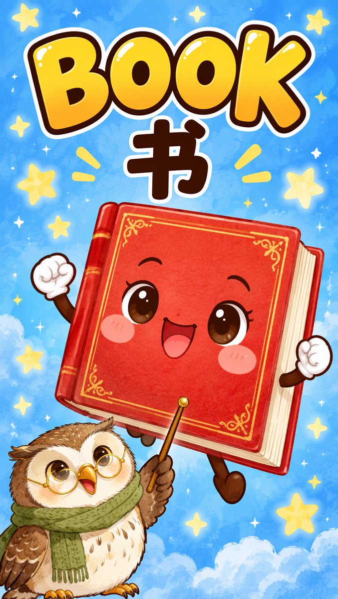 BOOK word card