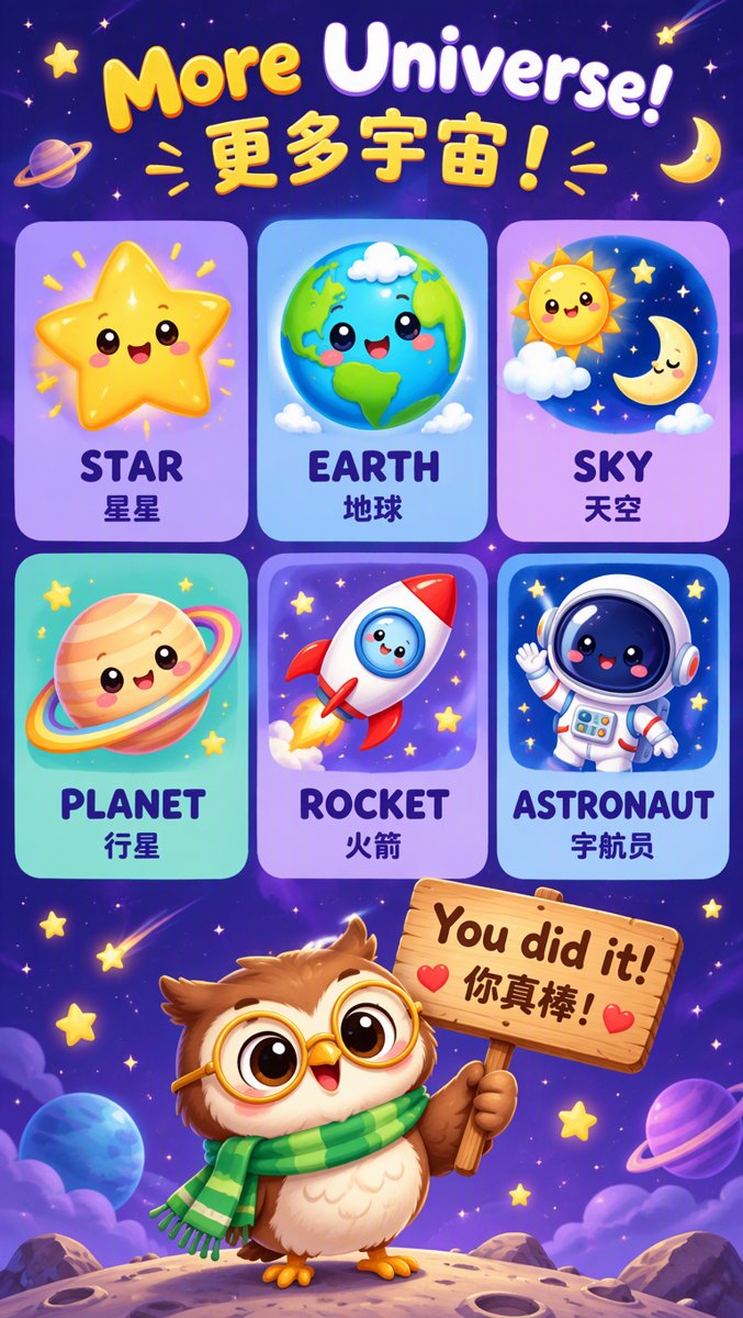 More universe words grid