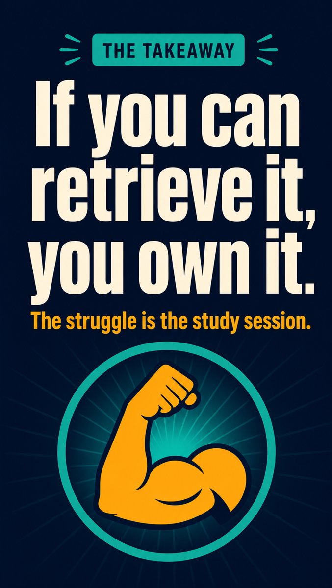 Slide 5 — the takeaway: if you can retrieve it, you own it