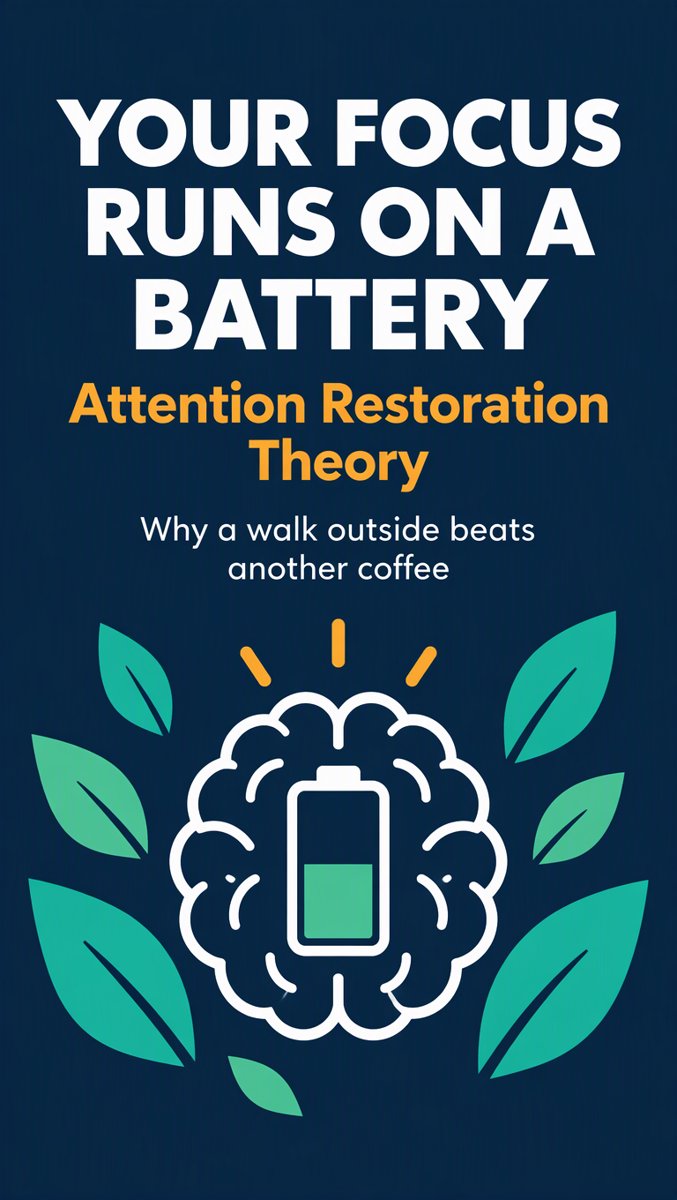 Attention Restoration Theory: Your Focus Isn't Broken — It's Out of Battery