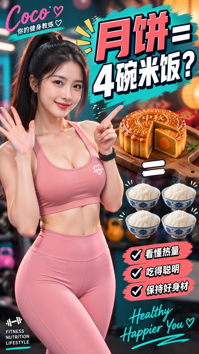 🥮 一块月饼＝4碗米饭？！Coco的「聪明吃月饼」三招：当早餐、切四块、饭后走一走，过嘴瘾不涨秤