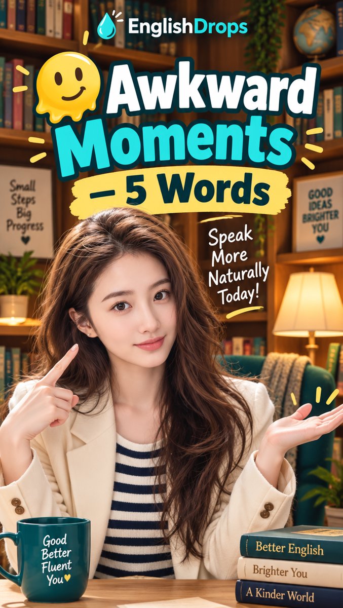 🫠 5 Words That Make You Sound Native — Awkward Moments | EnglishDrops