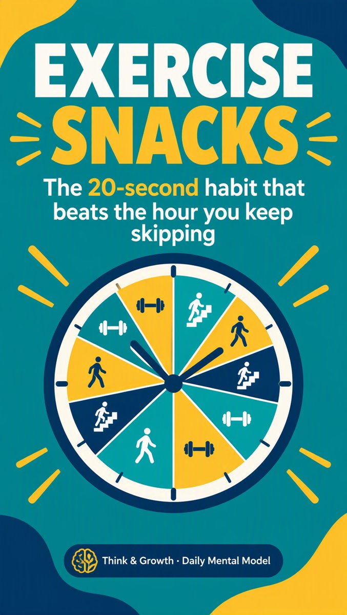 Exercise Snacks: The 20-Second Habit That Outperforms the Hour You Keep Skipping