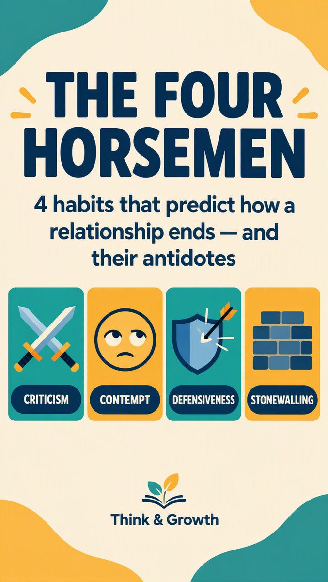 The Four Horsemen: Four Habits That Predict How a Relationship Ends