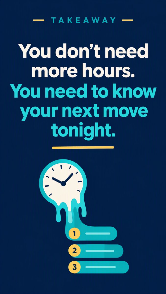 Takeaway — know your next move tonight