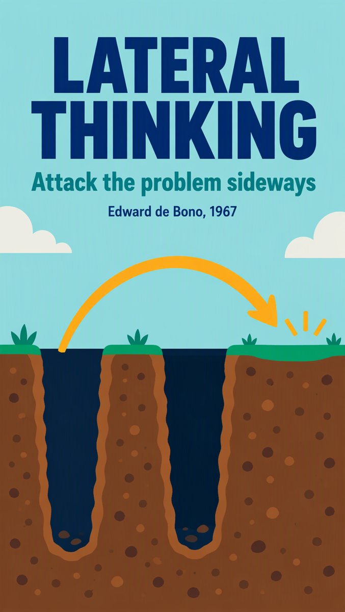 Lateral Thinking: When You're Stuck, Stop Digging Deeper — Dig Somewhere Else