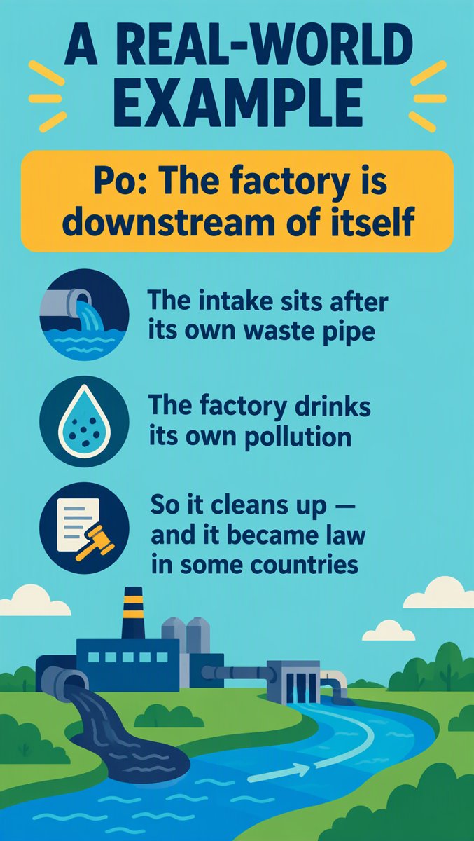 A real-world example — the factory downstream of itself