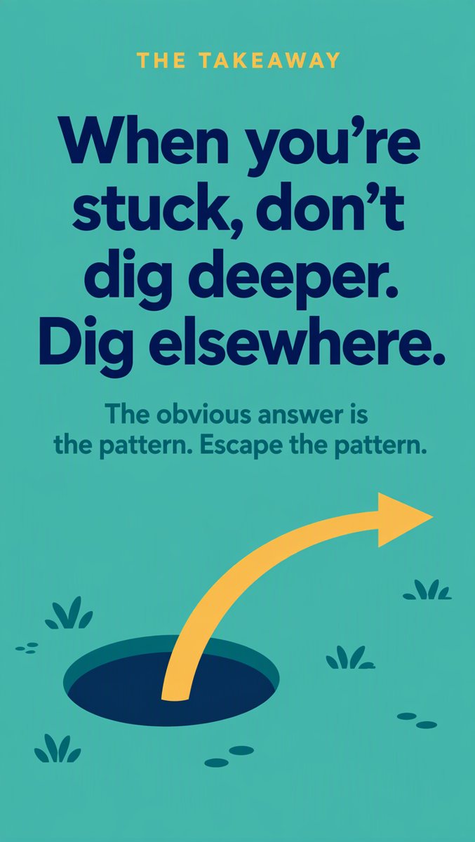 The takeaway — dig elsewhere