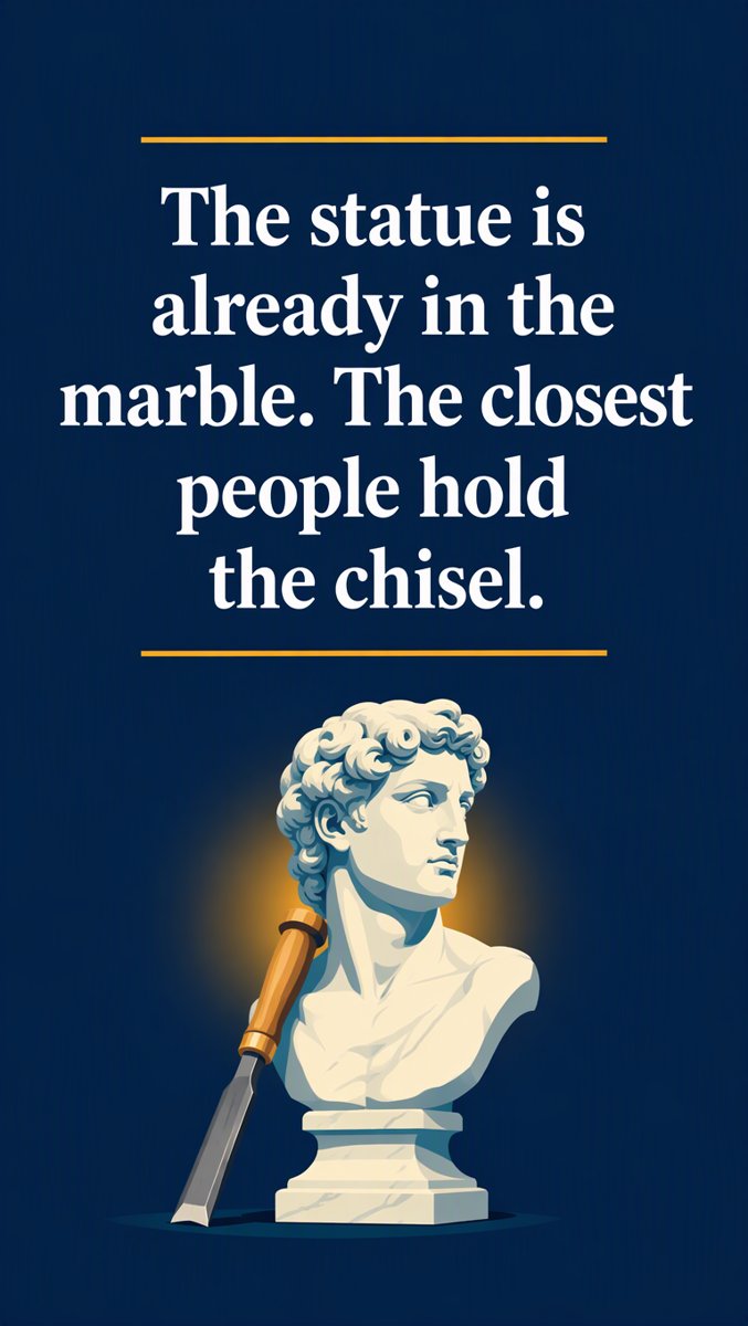Takeaway — the statue is already in the marble