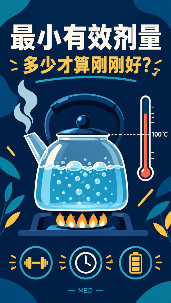 最小有效剂量：多少才算刚刚好？