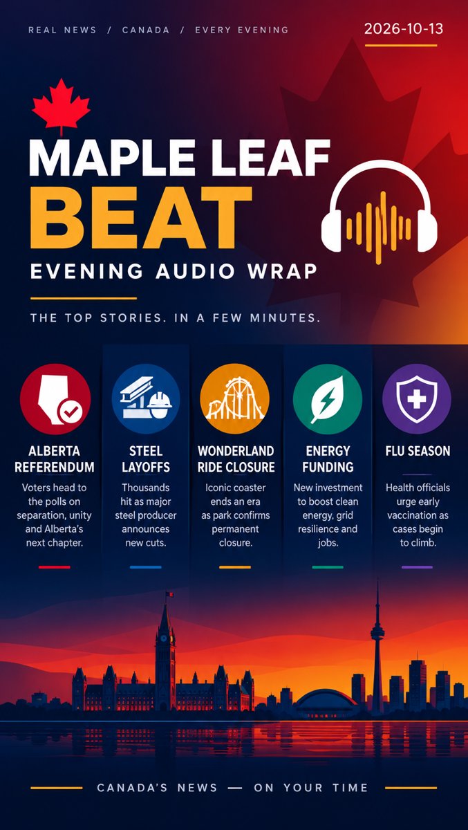 Maple Leaf Beat — Evening Audio Brief · 2026-10-13