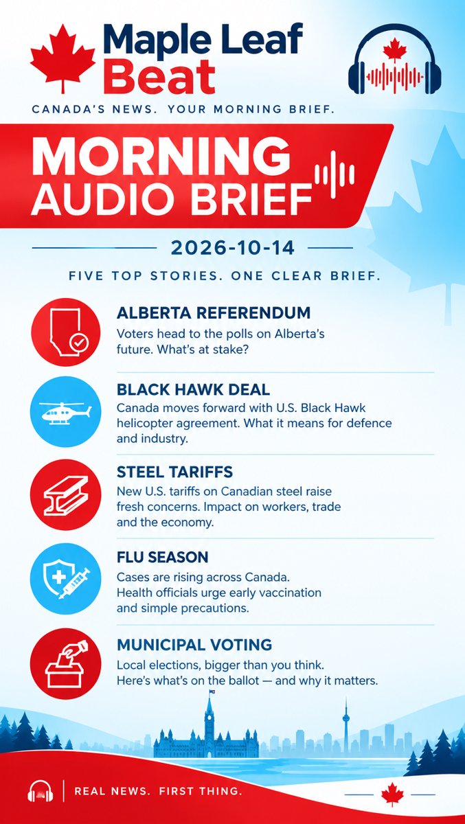 Maple Leaf Beat — Morning Audio Brief · 2026-10-14