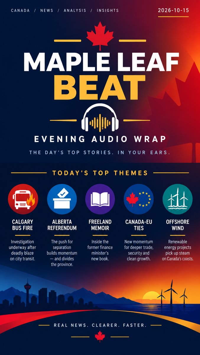 Maple Leaf Beat — Evening Wrap Audio Brief · 2026-10-15