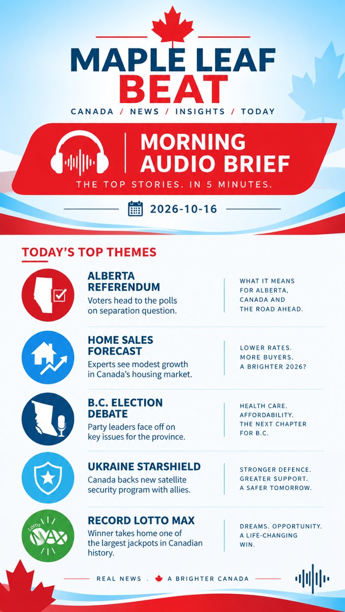 Maple Leaf Beat — Morning Audio Brief · 2026-10-16