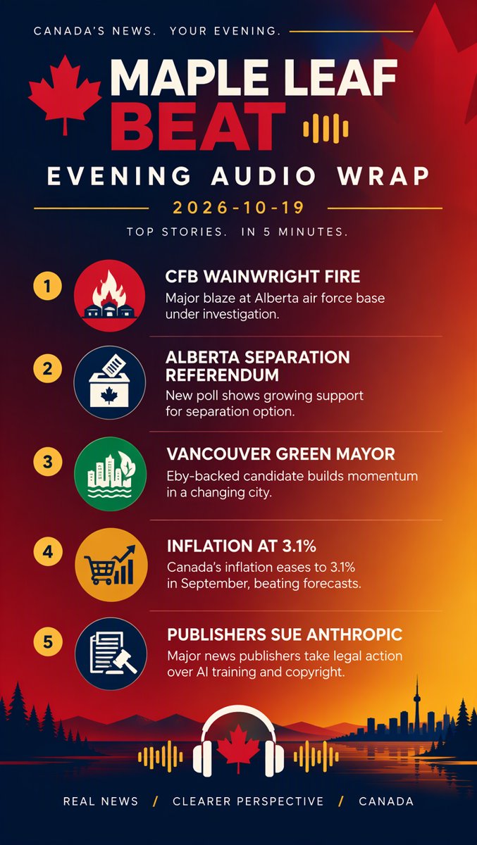 Maple Leaf Beat — Evening Audio Wrap · 2026-10-19
