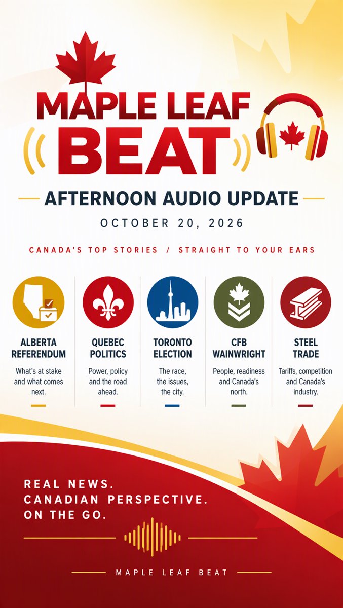 Maple Leaf Beat — Afternoon Audio Brief · 2026-10-20