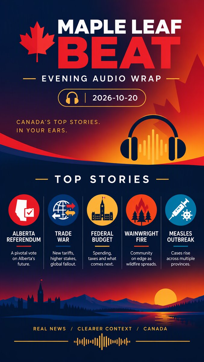 Maple Leaf Beat — Evening Audio Brief · 2026-10-20