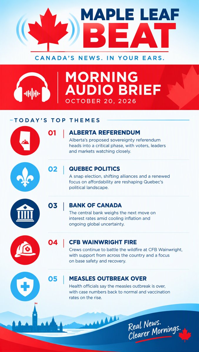 Maple Leaf Beat — Morning Audio Brief · 2026-10-20