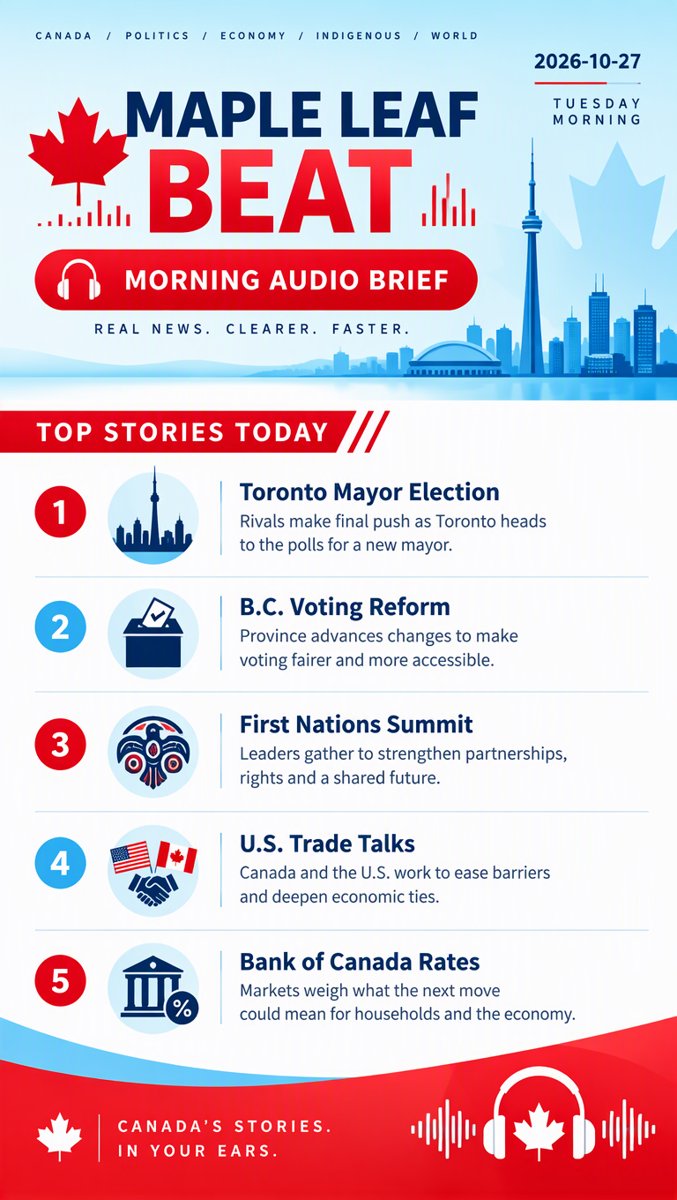 Maple Leaf Beat — Morning Audio Brief · 2026-10-27