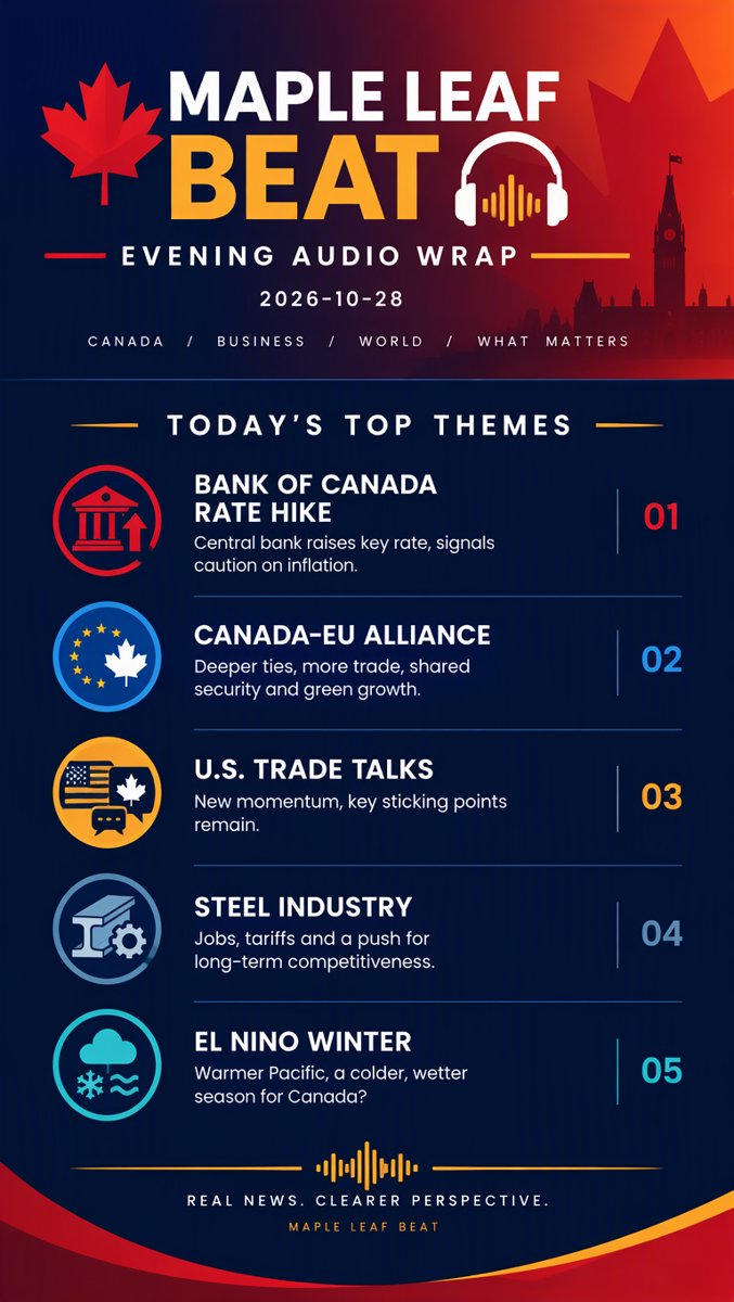 Maple Leaf Beat — Evening Wrap Audio Brief · 2026-10-28