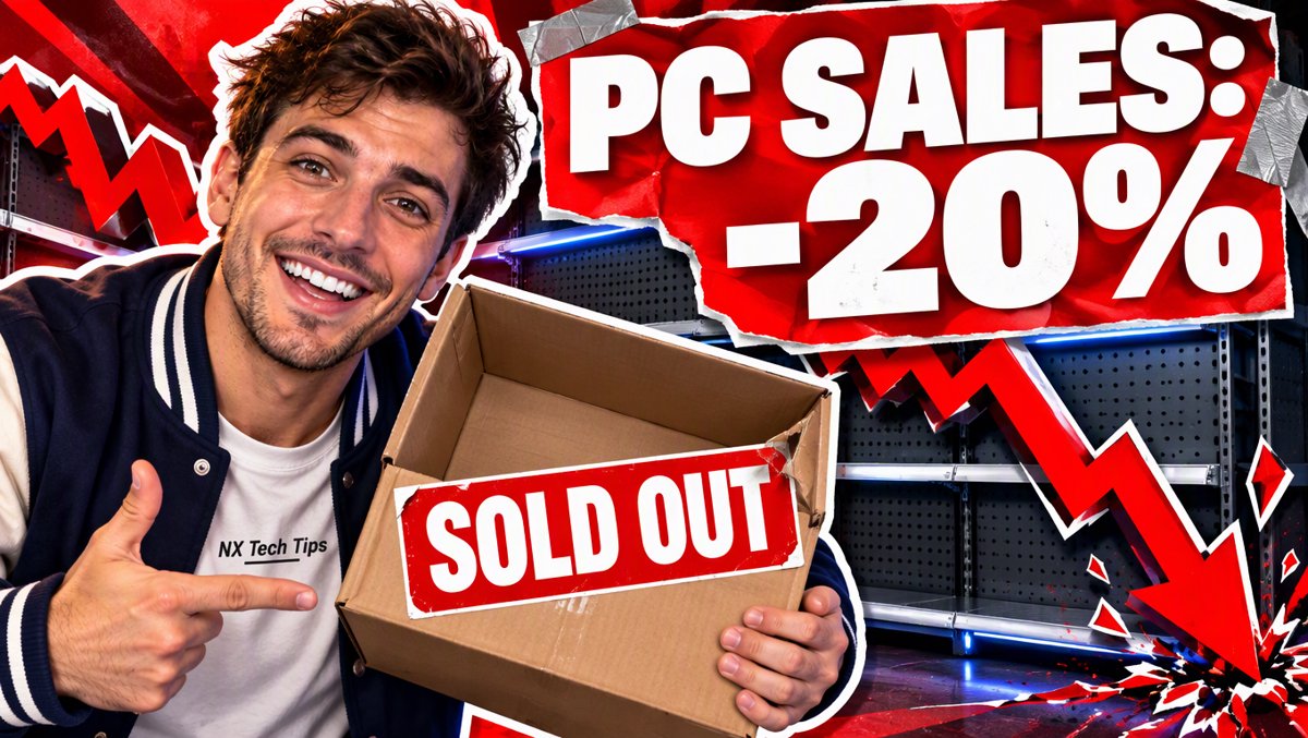 The Priced-Out Episode: PC Sales Crashed 20% — The Shortage Solved Itself 🎙️ (NX Tech Tips #23)