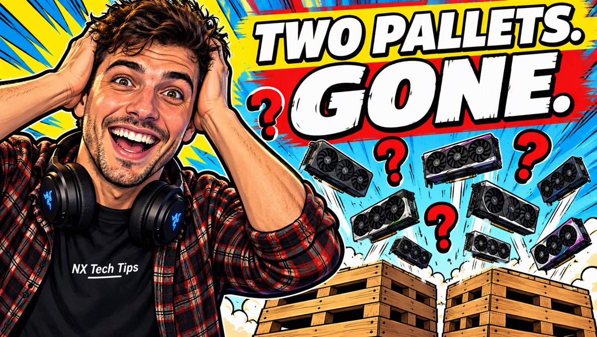 The Pallet Job: $470,000 of GPUs Vanished at a Brazilian Airport 🎙️ (NX Tech Tips #32)