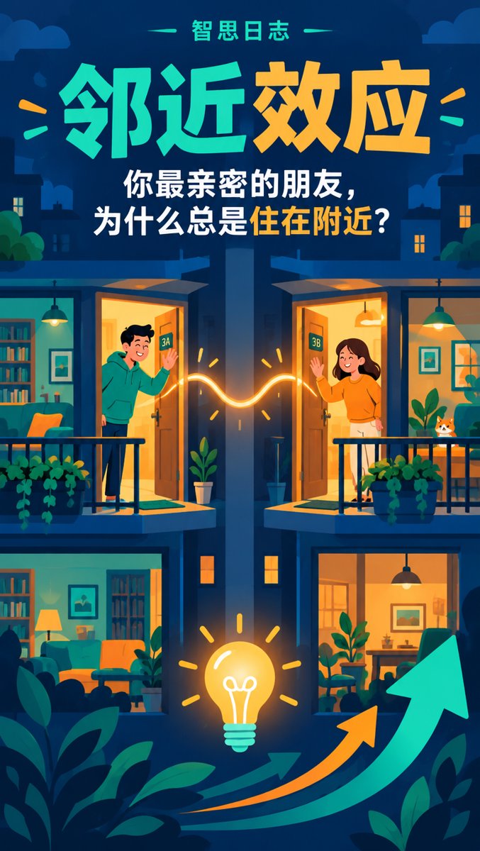 邻近效应：你最亲密的朋友，为什么总是住在附近？