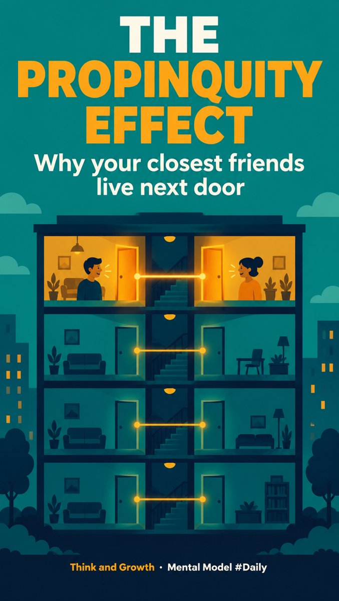The Propinquity Effect: Why Your Closest Friends Live Next Door