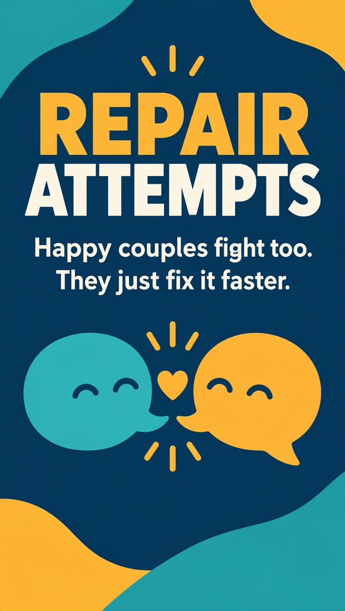 Repair Attempts: Happy Couples Fight Too — They Just Fix It Faster