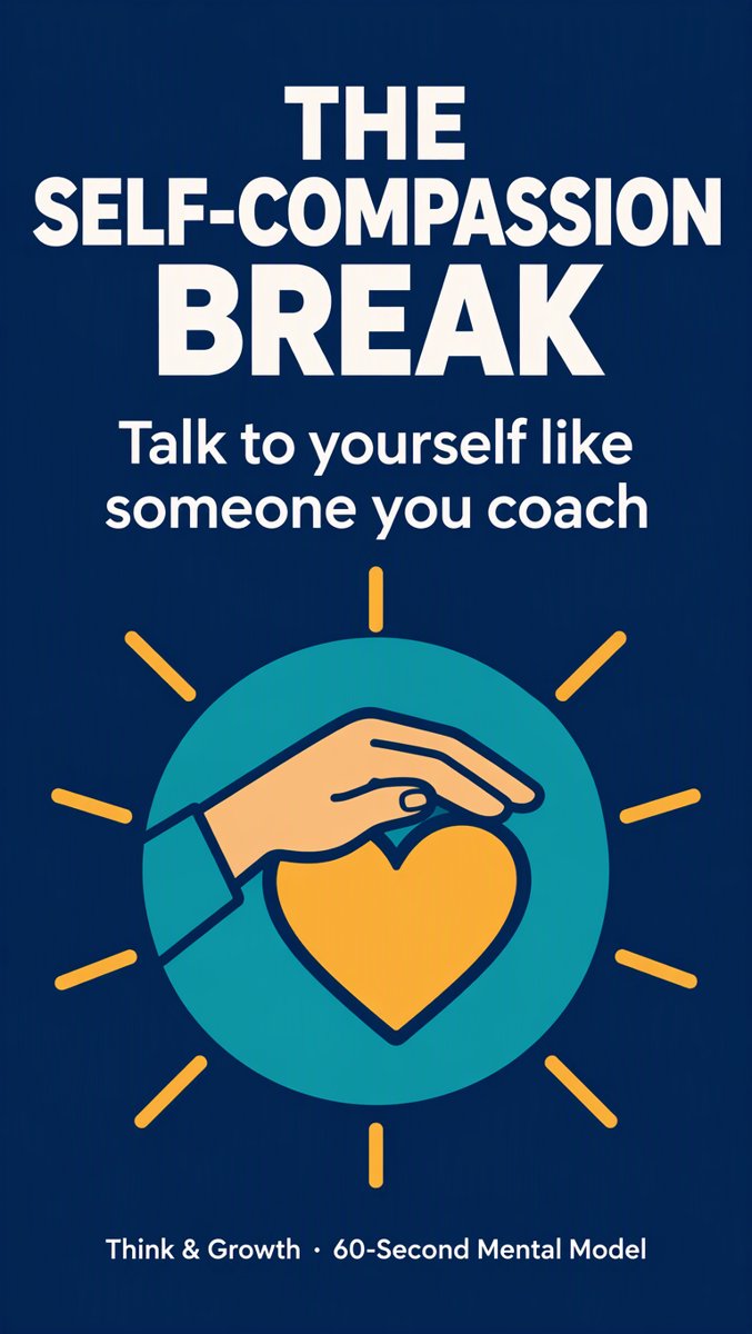 The Self-Compassion Break: Talk to Yourself Like Someone You Coach