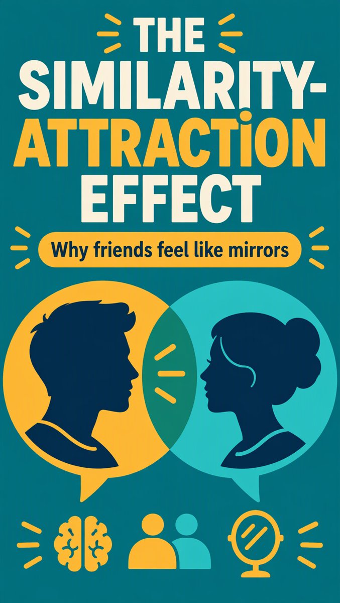 The Similarity-Attraction Effect: Why Friends Feel Like Mirrors