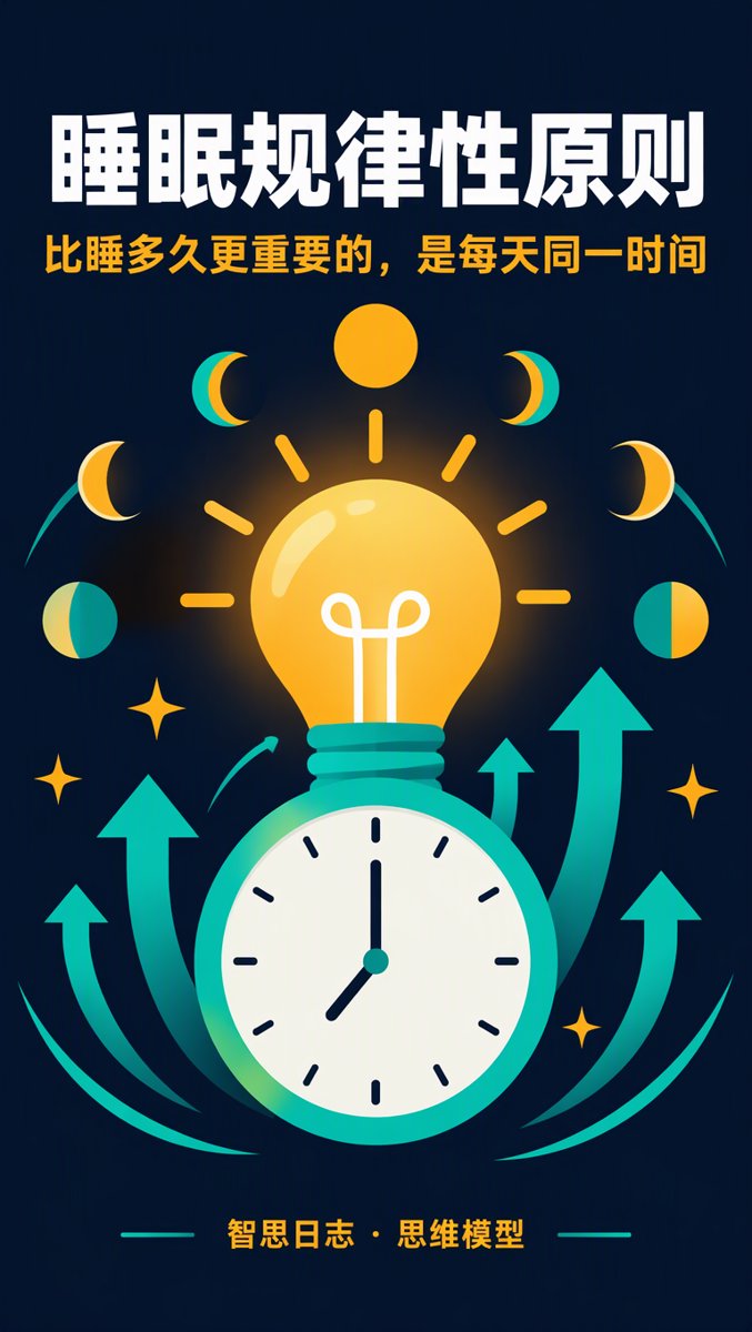 睡眠规律性原则：比睡多久更重要的，是每天同一时间