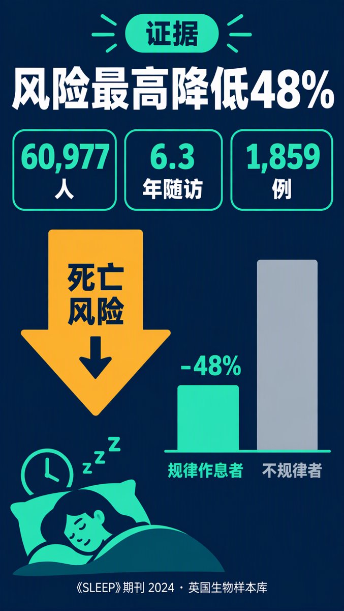 证据 — 六万人,随访六年,风险最高降低48%