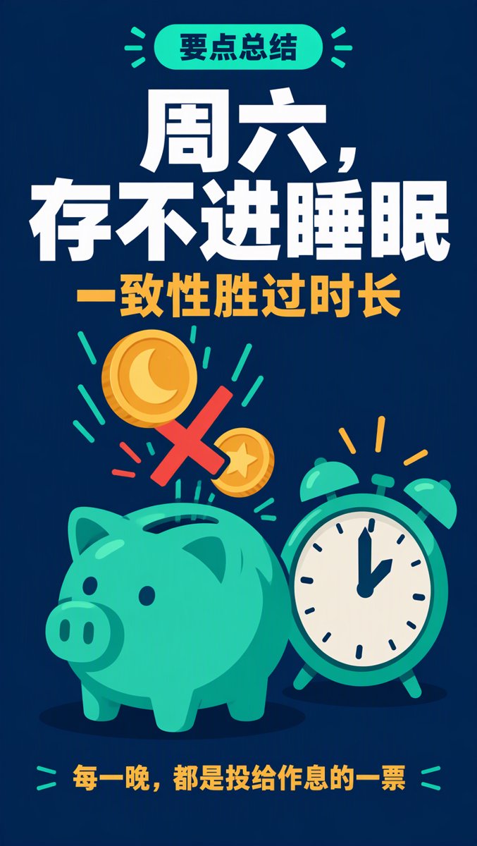 要点总结 — 周六存不进睡眠