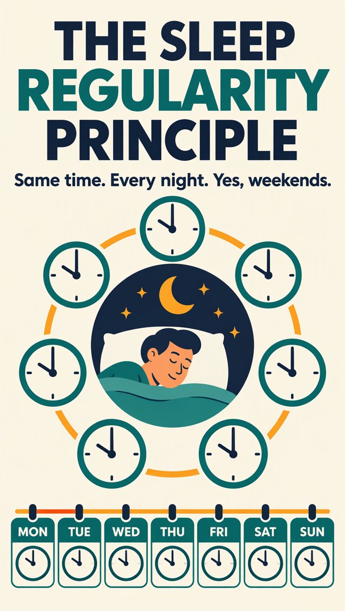 The Sleep Regularity Principle: The One Health Habit That Isn't About Hours