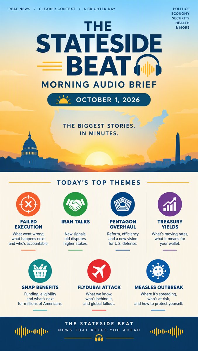 The Stateside Beat — Morning Brief · October 1, 2026