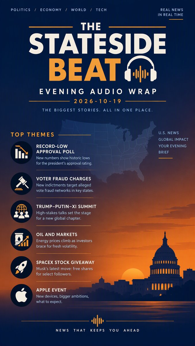 The Stateside Beat — Evening Wrap Audio Brief · 2026-10-19