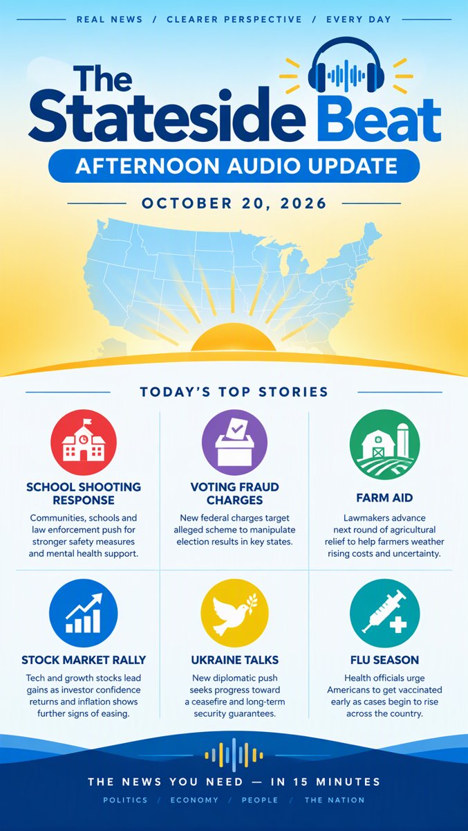 The Stateside Beat — Afternoon Audio Brief · October 20, 2026