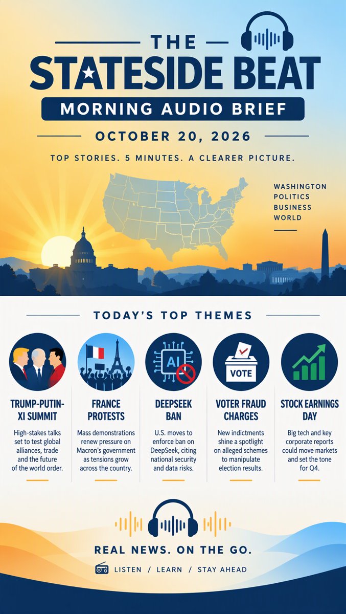 The Stateside Beat — Morning Audio Brief · October 20, 2026