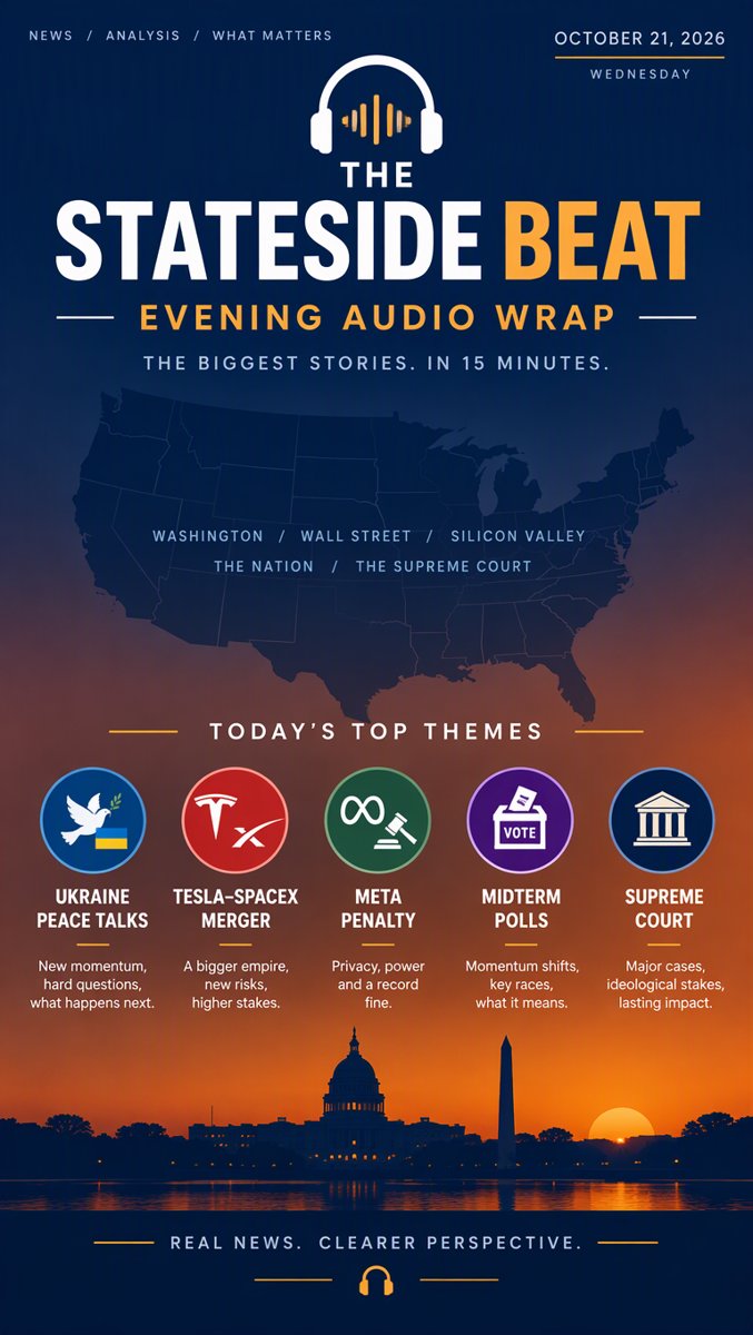 The Stateside Beat — Evening Wrap Audio Brief · October 21, 2026