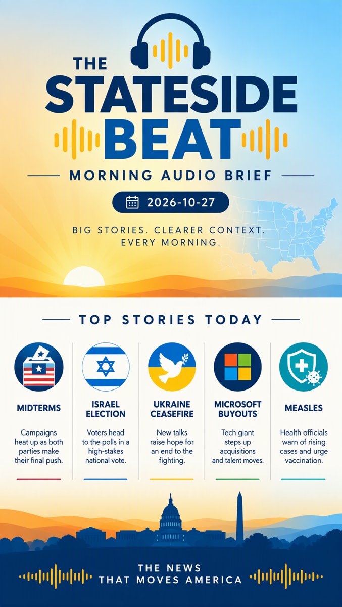 The Stateside Beat — Morning Audio Brief · 2026-10-27