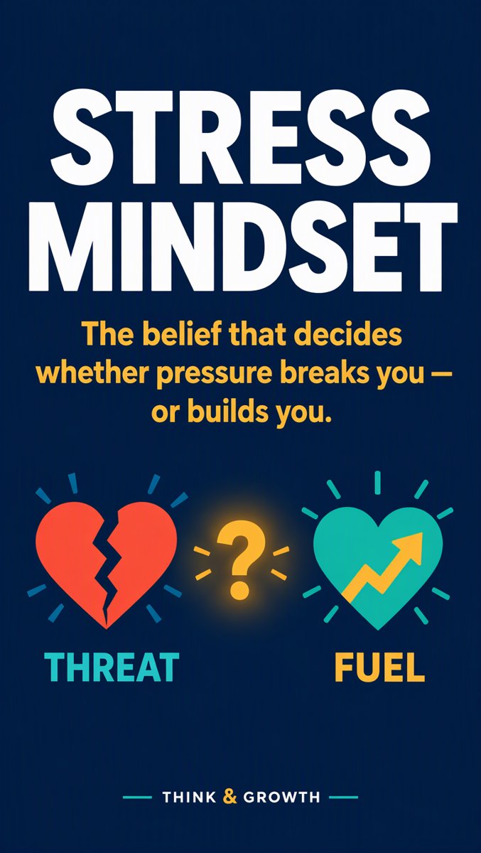 Stress Mindset: The Belief That Decides Whether Pressure Breaks You — or Builds You