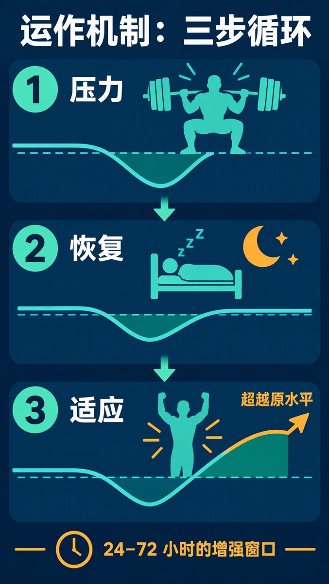 运作机制——压力、恢复、适应三步循环