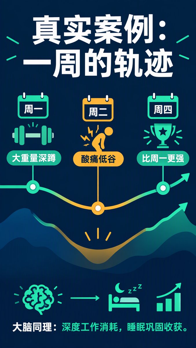 真实案例——周一深蹲，周二低谷，周四更强