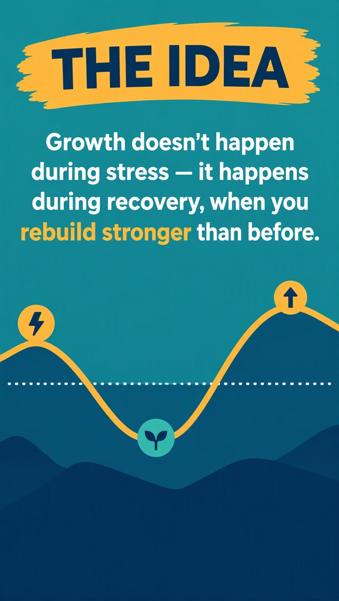 The Idea — growth happens during recovery