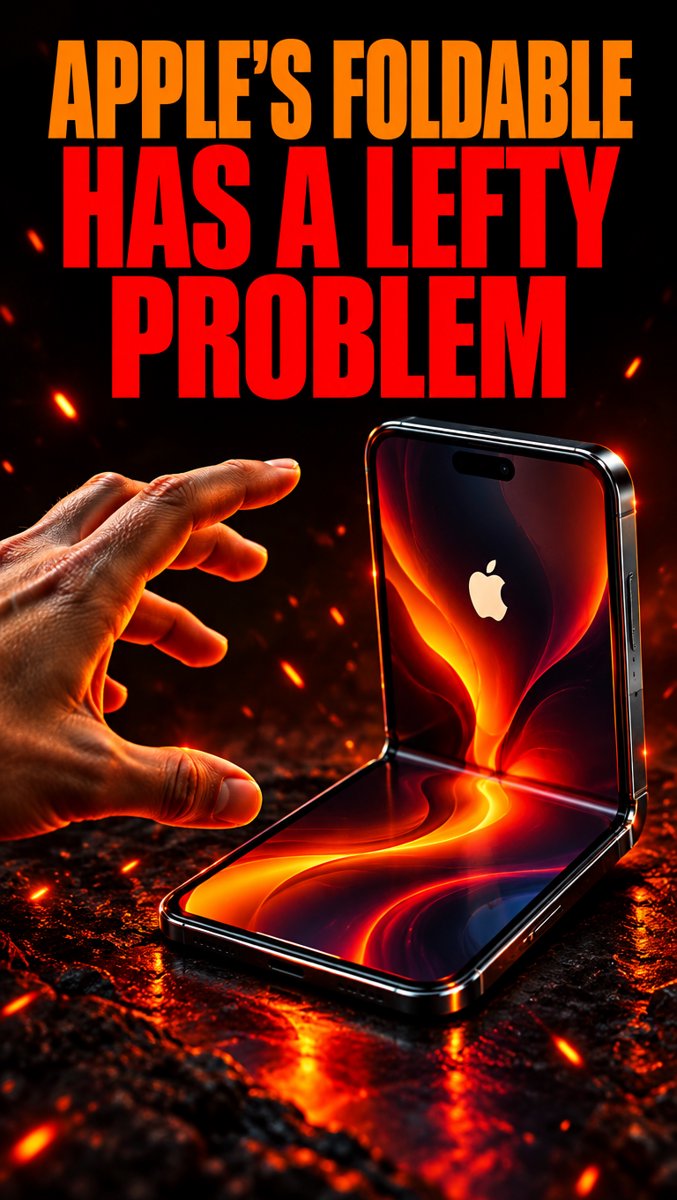 Apple's $1,999 Foldable Has a Lefty Problem