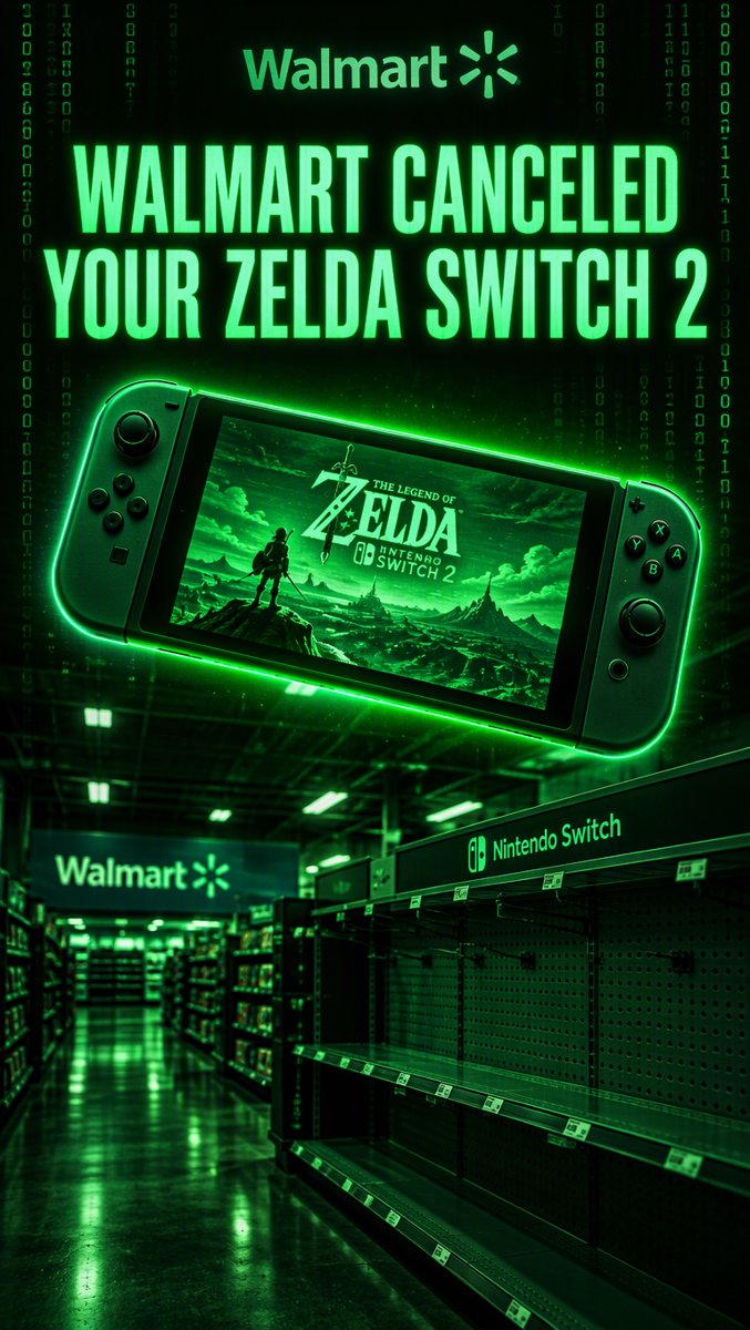 Walmart Canceled Your Zelda Switch 2 Preorder