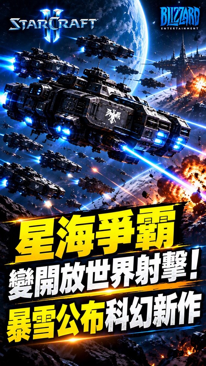 科技一分鐘｜9月14日｜Blizzard 宣布開放世界科幻射擊《StarCraft》！2030年登場